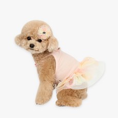ITS DOG 寵物芭蕾舞紗裙洋裝, 蜜桃色