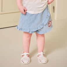 mollimelli 女童透氣可愛四分褲裙