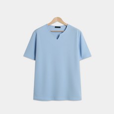 탑보이 앞트임 엠보 반팔티 LW003