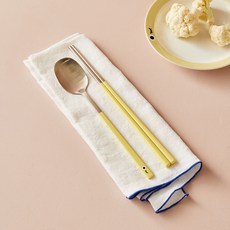 Modern House Kongari 餐具組, 1套, 黃色, 湯匙 + 筷子