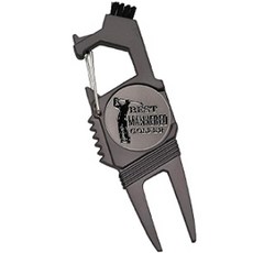 豪華高爾夫 8合1功能果嶺叉 果嶺修復器 LXACC008, 黑色, 1個