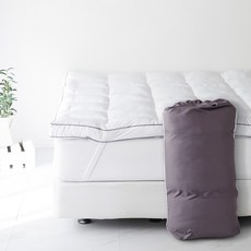 라뽐므 데인티 토퍼 + 파우치 백 세트, 화이트