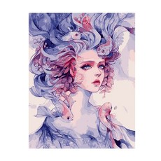 포픈 유화그리기 40 x 50 cm, 분위기여신, 1개