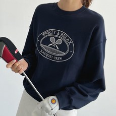 Pippin 女款休閒寬鬆雙色大學T 109965