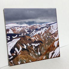 HTP 覆雪山脈照片磁磚 C752