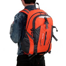 徒步防水登山包 40L, 橘子