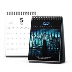 蝙蝠俠黑暗騎士桌上型月曆 2022年, 混色, 1個