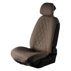 VENDICT 全罩汽車前座椅套, 1個, 太妃糖棕色