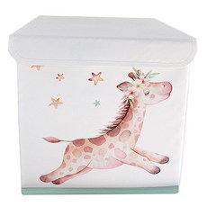 嘟嘟藝術 連蓋式玩具收納盒, 3 夢想長頸鹿