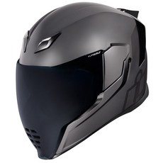 아이콘 에어플라이트 밉스 실버 오토바이 헬멧