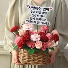 Scent Basket Love & Thank You 香皂花康乃馨花籃 + B款裝飾插牌組