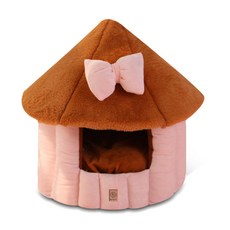 딩동펫 반려동물 버섯 쿠션 하우스, 혼합색상, 1개