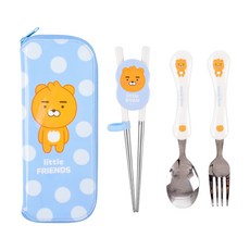 LILFANT Little Friends餐具組 LI5308, 天藍色