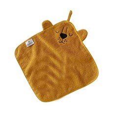 棉質擦手巾 300*300mm, 獅子款, 2入