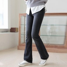 BBAEBBAE 女性保暖內刷毛彈性靴型牛仔褲