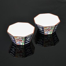 Attic&Base Lilliput 富士商店 八角碗, 2個, 混色