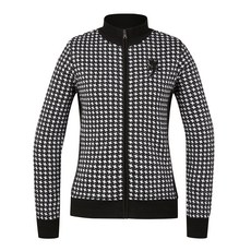 CASTELBAJAC 女式格紋提花防風針織拉鍊開衫 BGAWSJ702