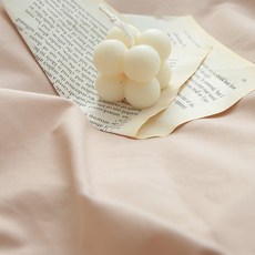 DAYMADE 棉 90/70 40支紗 平織布料, 粉米色