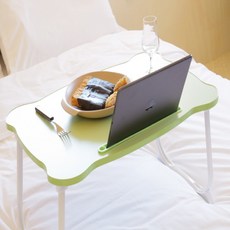 ARTEX CORP Atex多功能折疊式坐式床上桌, 綠色