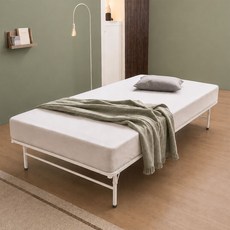 라꾸라꾸 이지 폴딩 철제 침대 프레임 CBK-025, 화이트