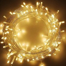 Marsh Marigold 聖誕LED燈泡100顆 B套組, 銀色(電線), 暖色(燈光顏色)