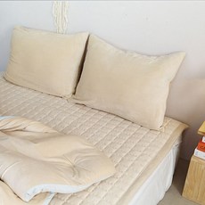 Mochi Mochi Q彈麻糬感極細纖維固定鬆緊帶床墊, 布朗尼棕