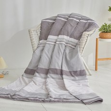 J-bedtime 床寢時光 台灣製天絲萊賽爾石墨烯涼被 RMG7879M, 都市條紋