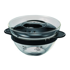 HARIO 好璃奧 玻璃微波爐鍋 XOY-1-B, 混合色, 1個