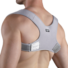 바이오브라운 엘보 보호대 어깨 밴드, 실버