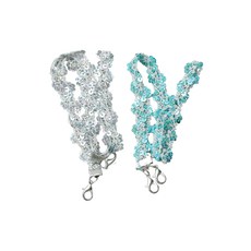 孩童用亮片口罩掛繩 2入組