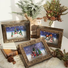 真心設計波紋相框聖誕相框音樂盒, 02幀雪人