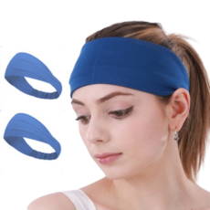 Cimile涼感運動髮帶, 海軍藍, 2個