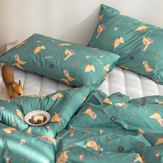 maatila Sunday Chouchou孩童印花薄被, Dinosaur