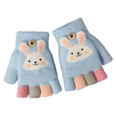 KIZTREE 兒童款兔子半指手套 ST-087