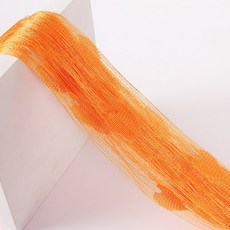 아티홈 하트라인 파티 실커튼 관통형, 오렌지