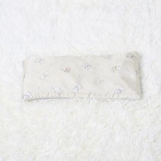 ahtty blanc 涼感人造絲枕頭套2入 + 枕芯組, 小狗朋友, 1套