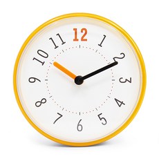 鐘表屋吸盤型防水時鐘 DH-162O, 點顏色橙色