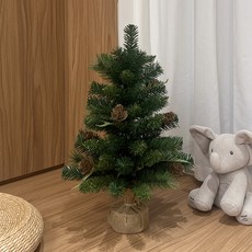 BeautifulDecoSense 松果聖誕迷你樹 無裝飾, 混合色