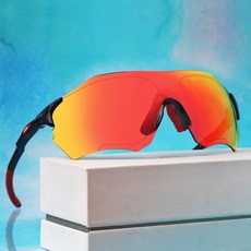 가빈 스타일호른 가벼운 아시안핏 레져 자전거 스포츠 선글라스 G50 150 x 53 mm, C2 블랙 레드미러, 1개