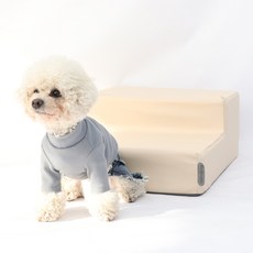 REDPUPPY 寵物米倫寵物階梯 2層, 淺米色, 1個