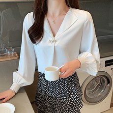 LUNA GIRL 羅森胸針襯衫