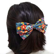 아랑로랑 여아용 해피패턴 논슬립 자동 헤어핀