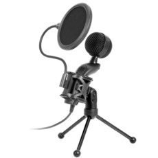 코비 유선 방송용 녹음용 게이밍 USB 콘덴서 마이크, CMB9