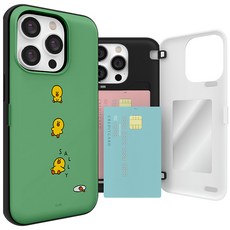 아이컬러즈 라인프렌즈 피스 오브 피스 자석카드 휴대폰 케이스