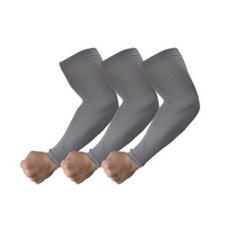 一般鬆緊帶涼感袖套 6入, 灰色