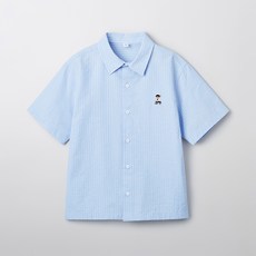 SPAO Kids Spao童款Kudy泡泡紗短袖襯衫