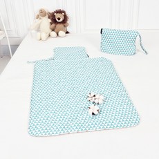 Coney Island 嬰兒便攜式尿布墊, 1個, 北歐藍