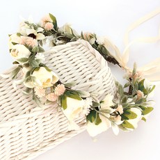 arang.rorang 賽姬可調尺寸嬰兒花冠