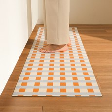 Haru Gonggan 幸福廚房珪藻土地墊, 橘色