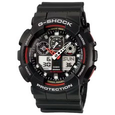 CASIO 卡西歐 G-SHOCK 系列 無限Tough精神手錶 GA-100-1A4